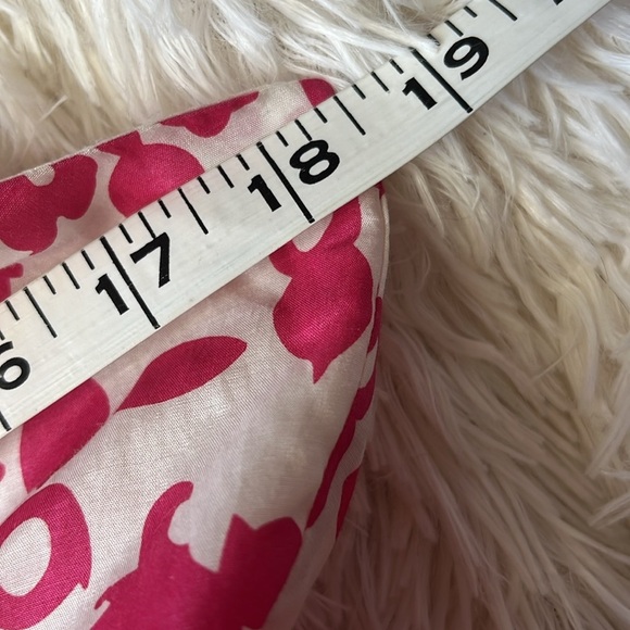 Cynthia Steffe Abstract Pink and White Printed Sleeveless Mini Dress Size 8 - Picture 10 of 16